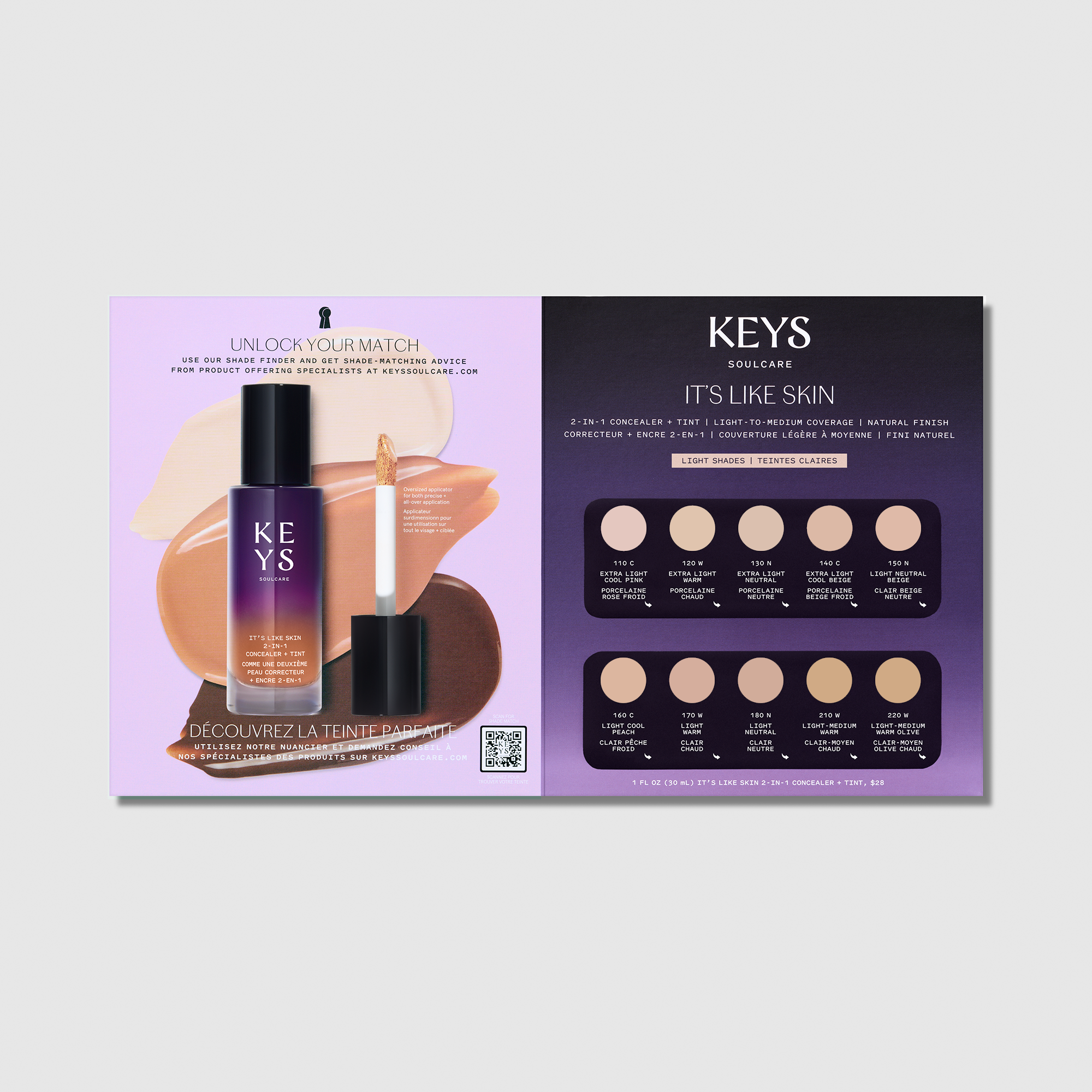 Keys Soulcare Tint Card