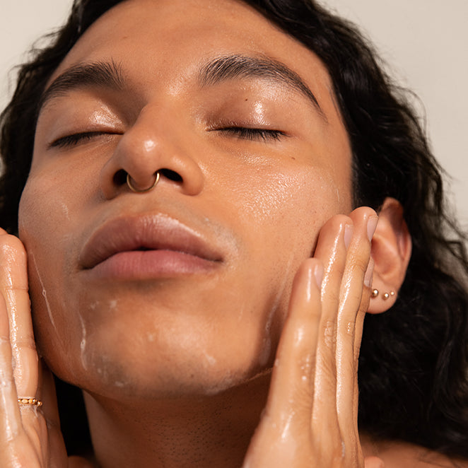 Double cleansing face