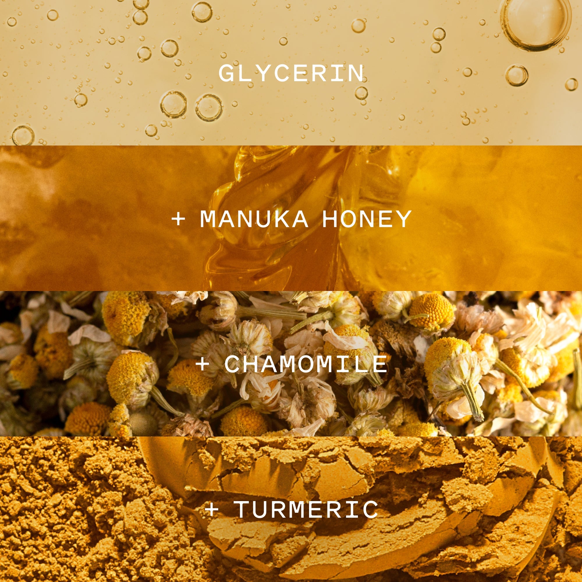 Golden Face Cleanser with Manuka Honey ingredients