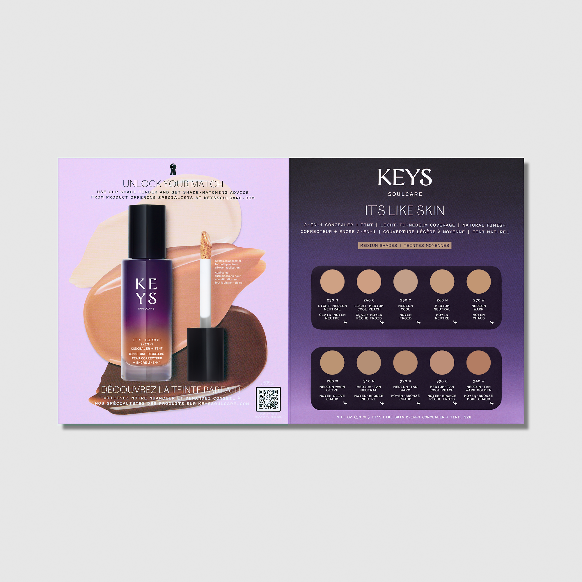 Keys Soulcare Tint Card