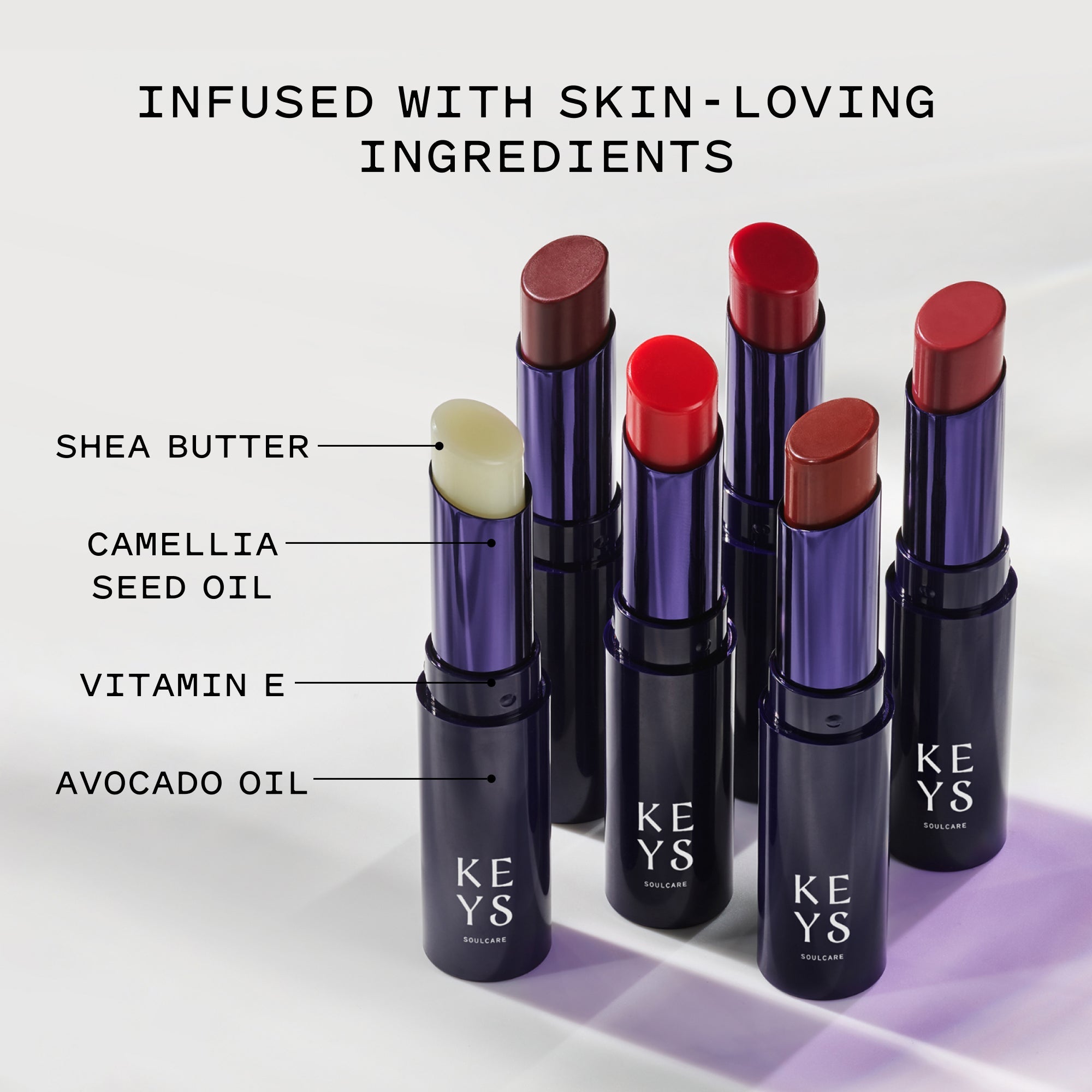 Soulful Kiss Tinted Lip Balm Set with Avocado Oil