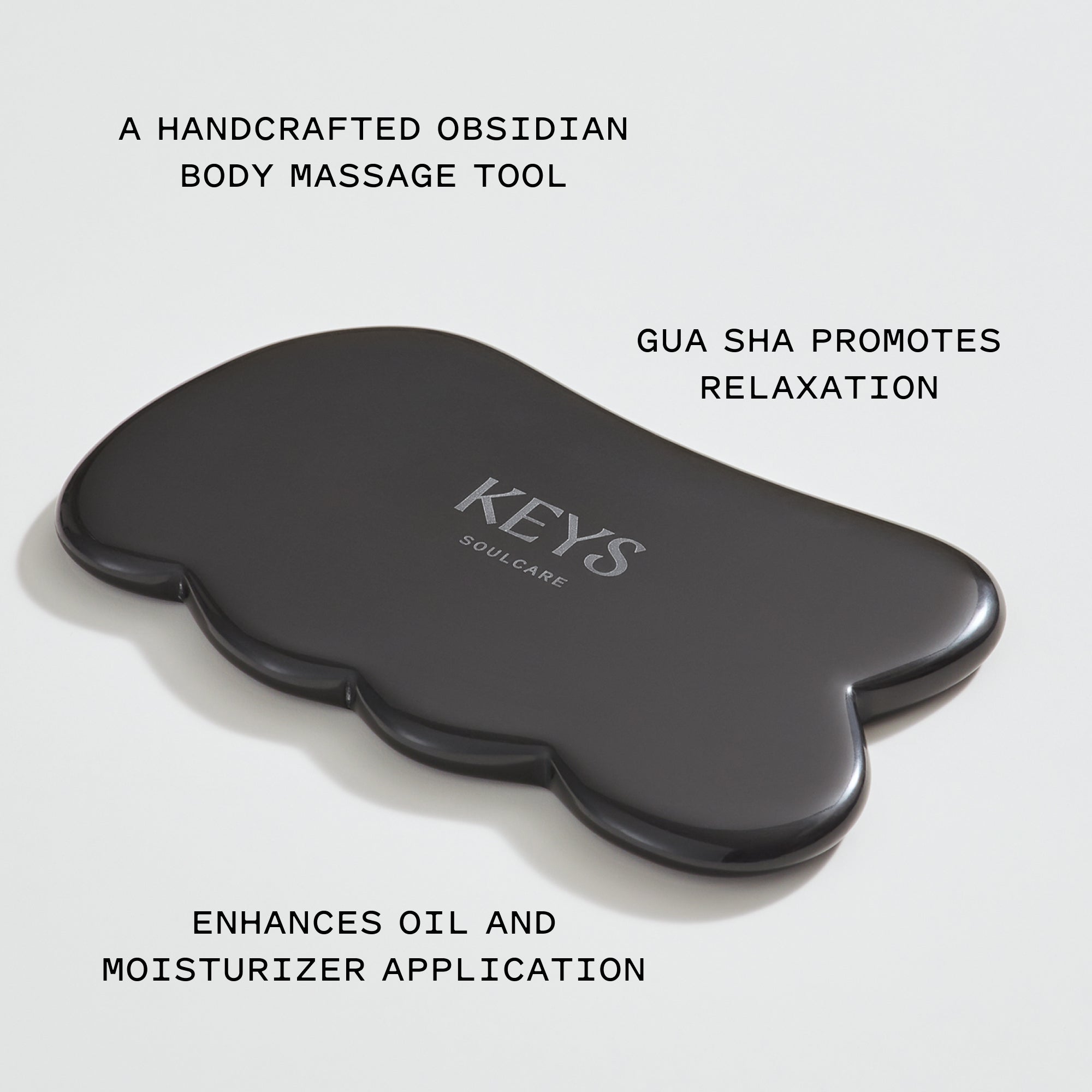 Obsidian Stone Gua Sha Body Massage Tool