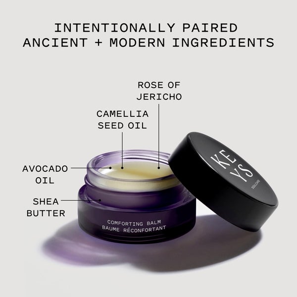 Comforting Balm Ingredients: Camellia Seed Oil & Rose of Jericho