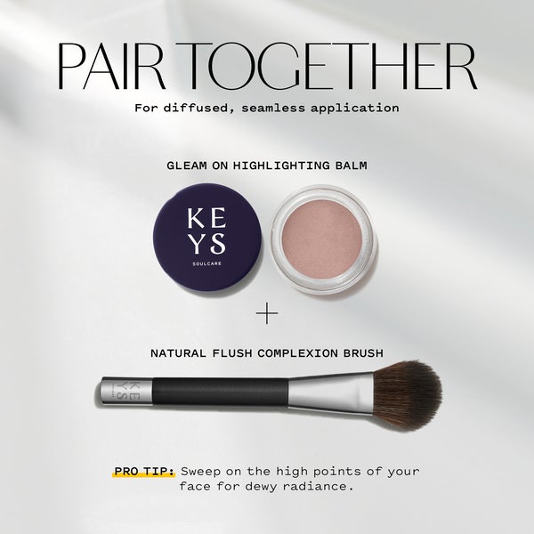 Goes well with Natural Flush Complexion Brush