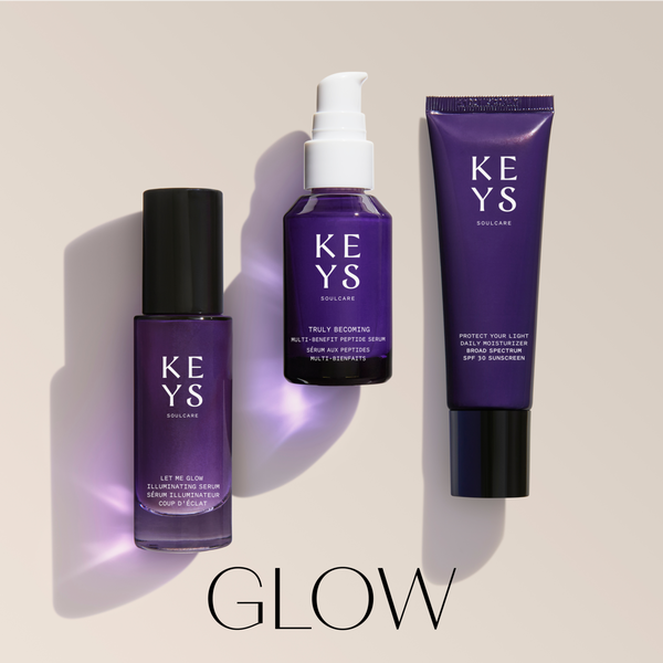 keys soulcare glow routine