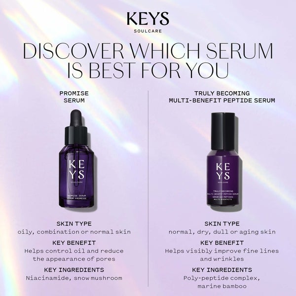 Keys Facial Serum Comparison Chart