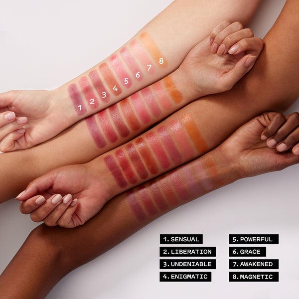 Arm Swatches of cheek tint