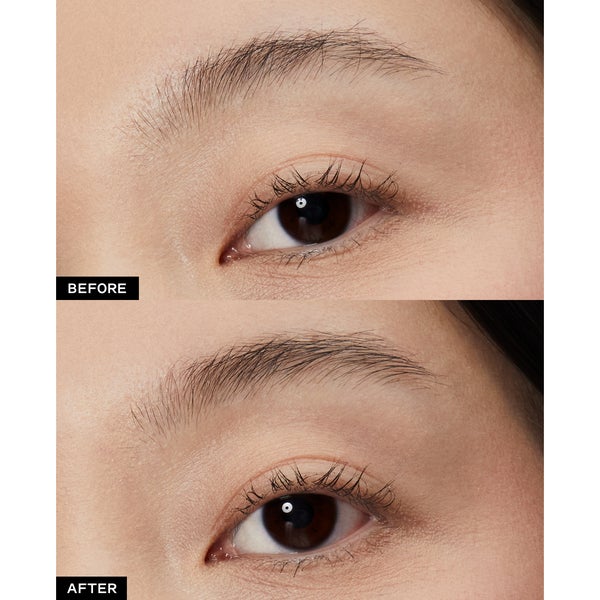 Model Before and After with Brow Gel