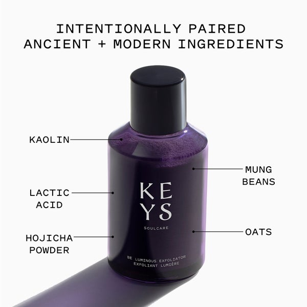 Be Luminous Skin Exfoliating Powder Ingredients: Lactic Acid and Hojicha Powder