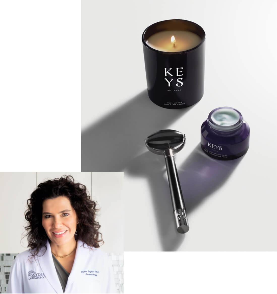 Keys Soulcare products and Dr. Renée Snyder