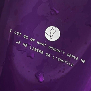 I let go of what doesn't serve me