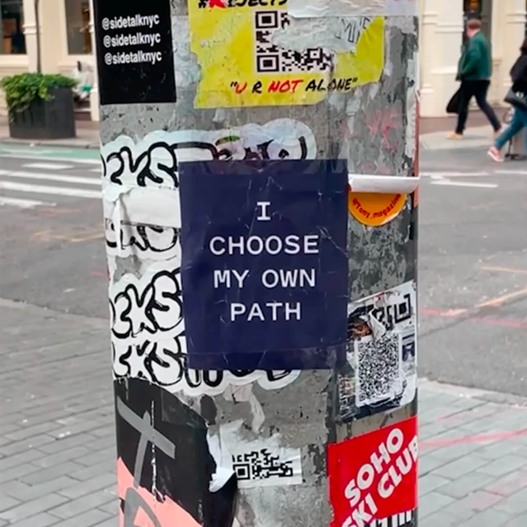 I choose my own path
